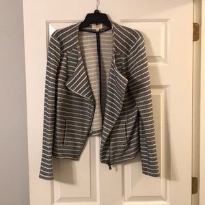 Lou & Grey Striped Moto Jacket